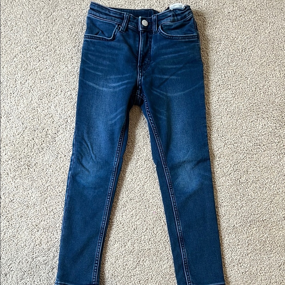 Dark Blue Denim Jeans